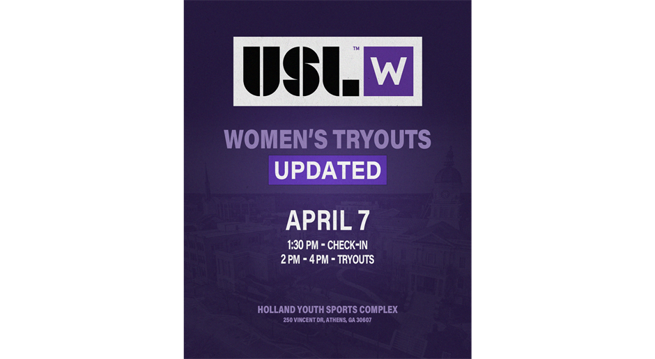 USL W Tryout Registration OPEN