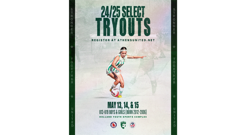 24/25 SELECT TRYOUT REGISTRATION OPEN