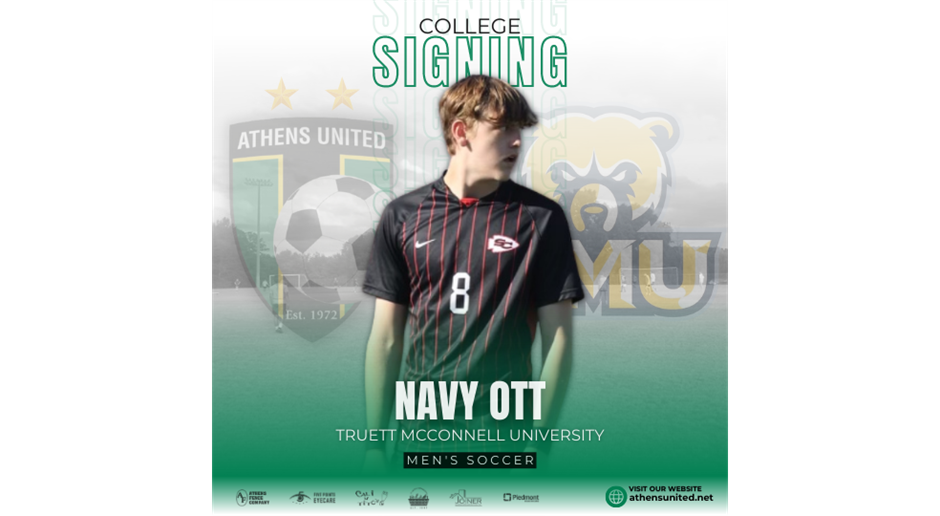 Navy Ott signs with Truett McConnell University