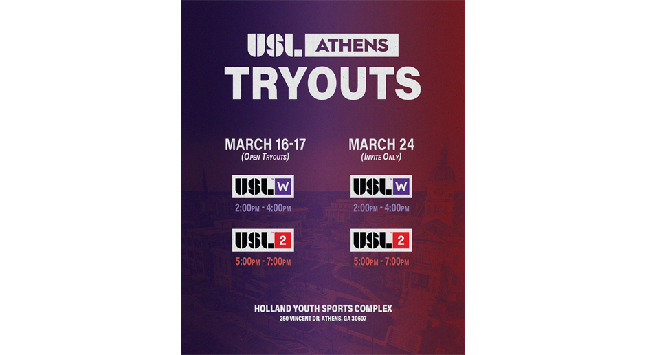 USL W and USL 2 Tryout Registration OPEN